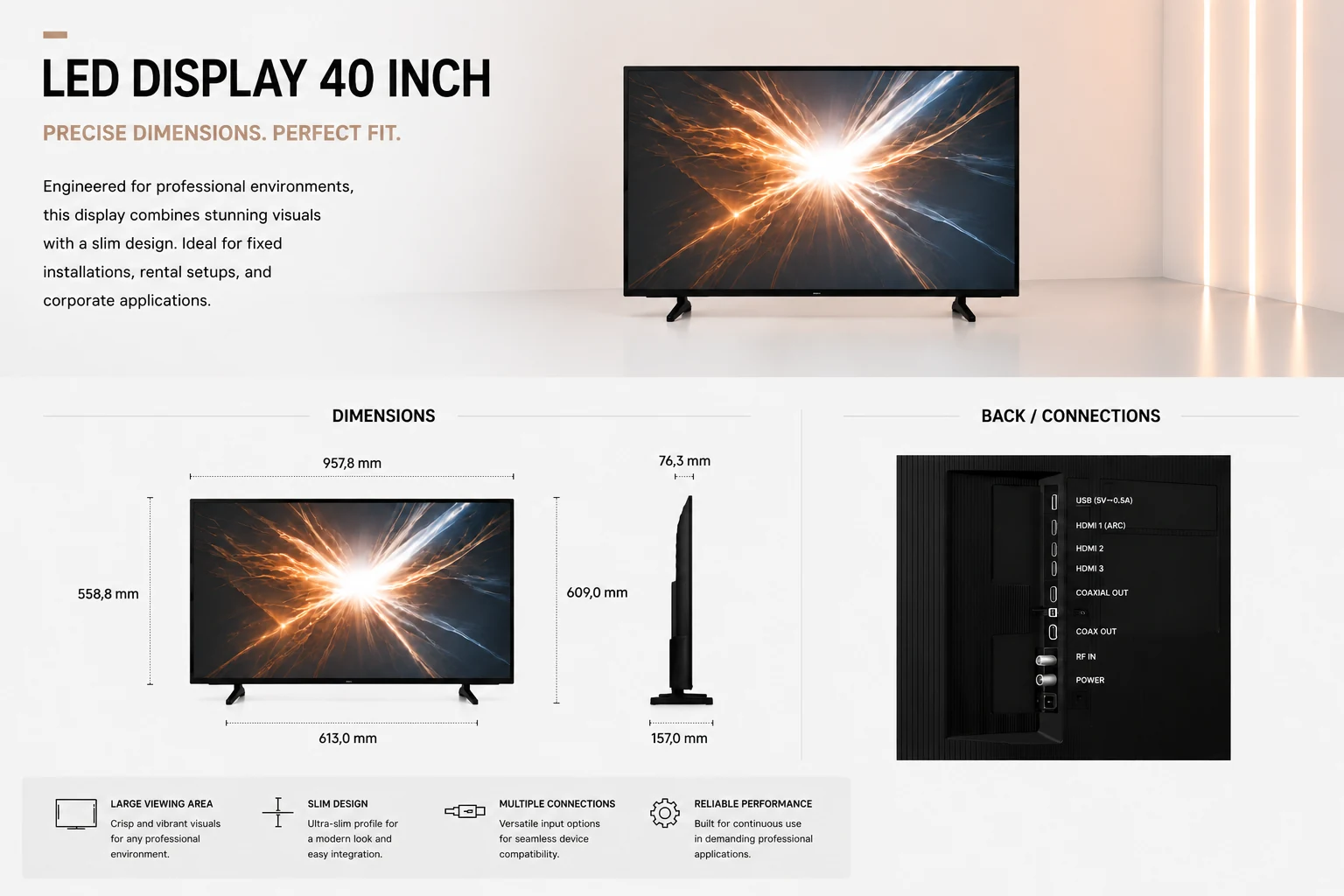 40 inch