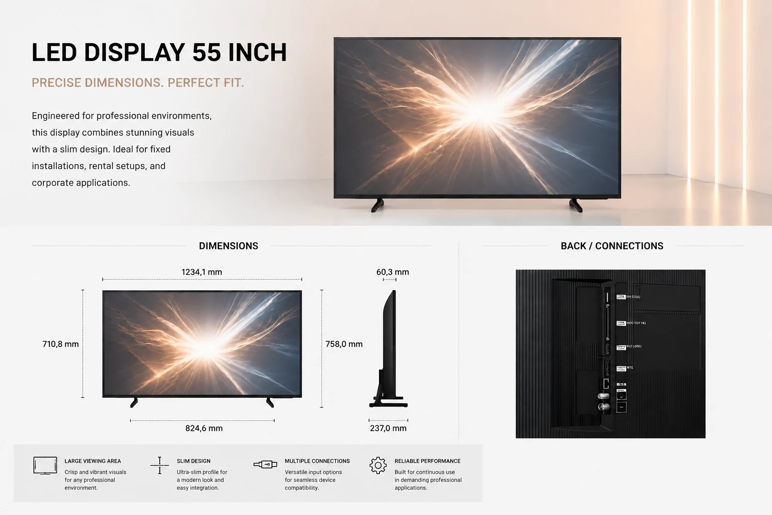55 inch