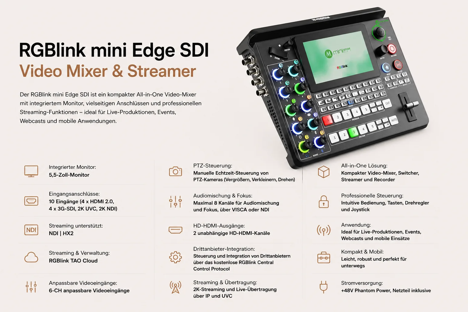 RGBlink mini Edge SDI